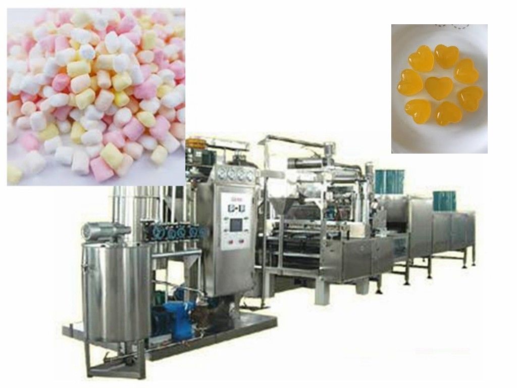 Edelstahl-Selbstsüßigkeit, die Maschine für die gummiartige Herstellung herstellt fournisseur